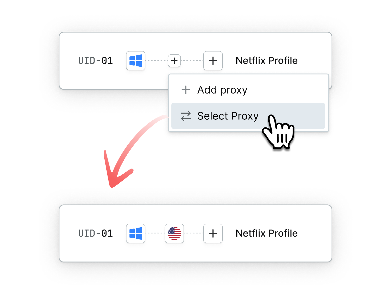 Add a free proxy to RoxyBrowser Profile to change the IP address