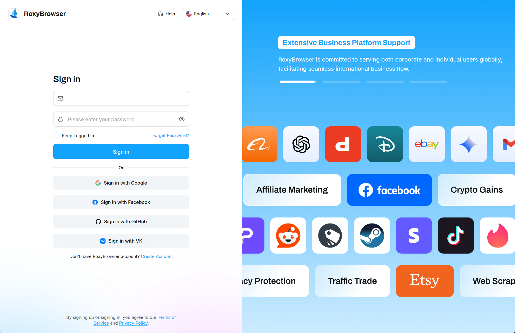 Sign up or Log in to RoxyBrowser.png