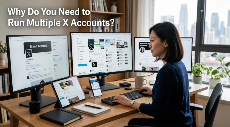 Brand segmentation and audience targeting across multiple X profiles