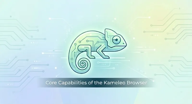 Core capabilities of Kameleo browser