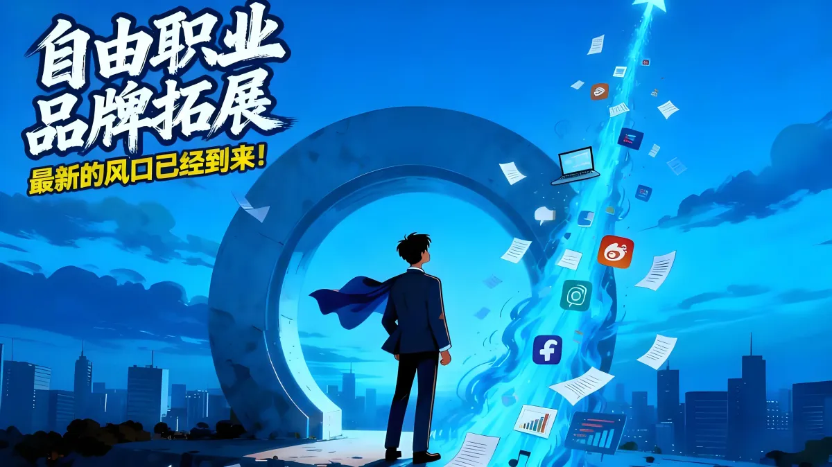 最新的风口已经到了，一起来认识一下自由职业品牌拓展