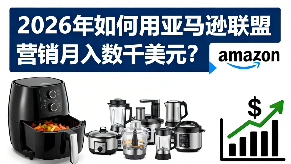 2026年如何用亚马逊联盟营销月入数千美元？新手也能起步的实战指南（附自动化工具推荐）
