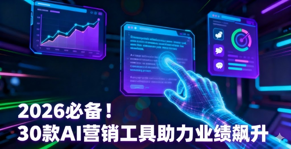 2026年引爆业务增长：30款AI营销工具全面解析