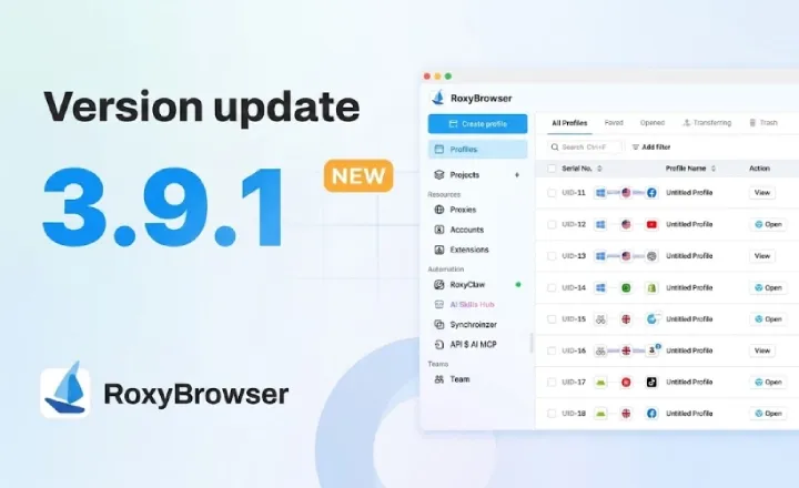 RoxyBrowser V3.9.1: Four Powerful Proxy Upgrades for Smoother Global Operations