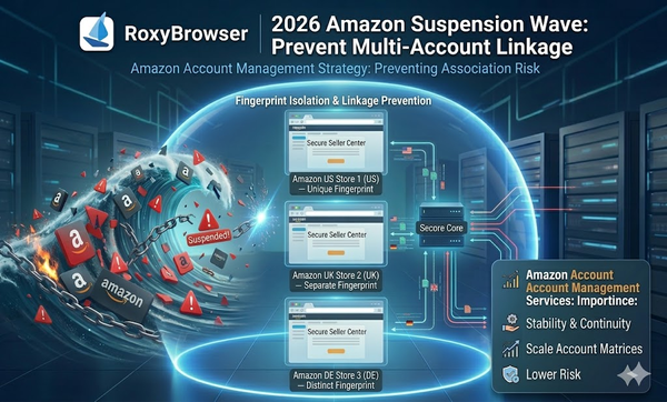 2026 Amazon Suspension Wave: How to Manage Multiple Accounts Without IP Linkage