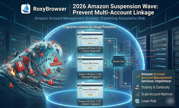 2026 Amazon Suspension Wave: How to Manage Multiple Accounts Without IP Linkage
