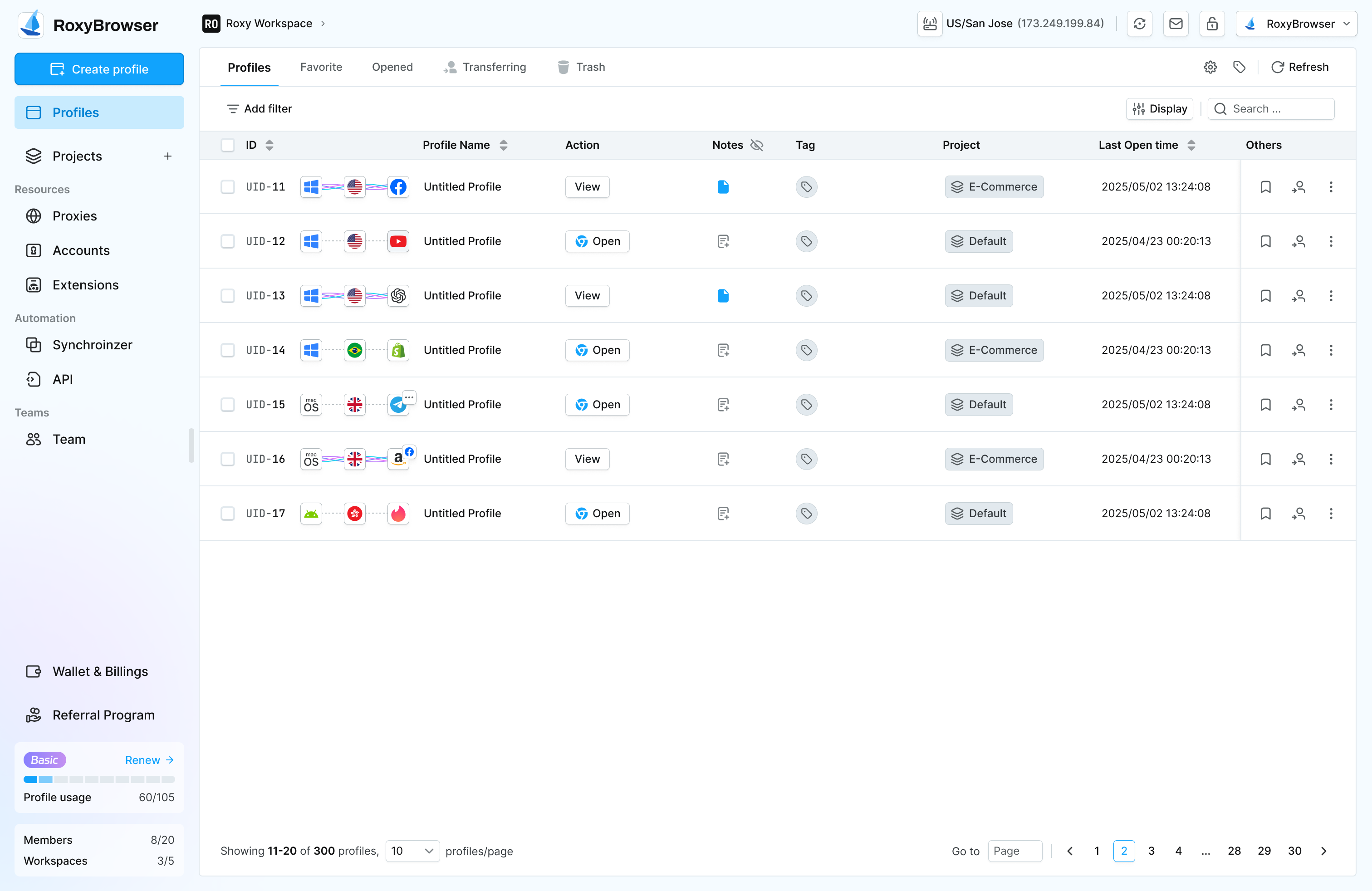 RoxyBrowser Manages Multiple Accounts.png