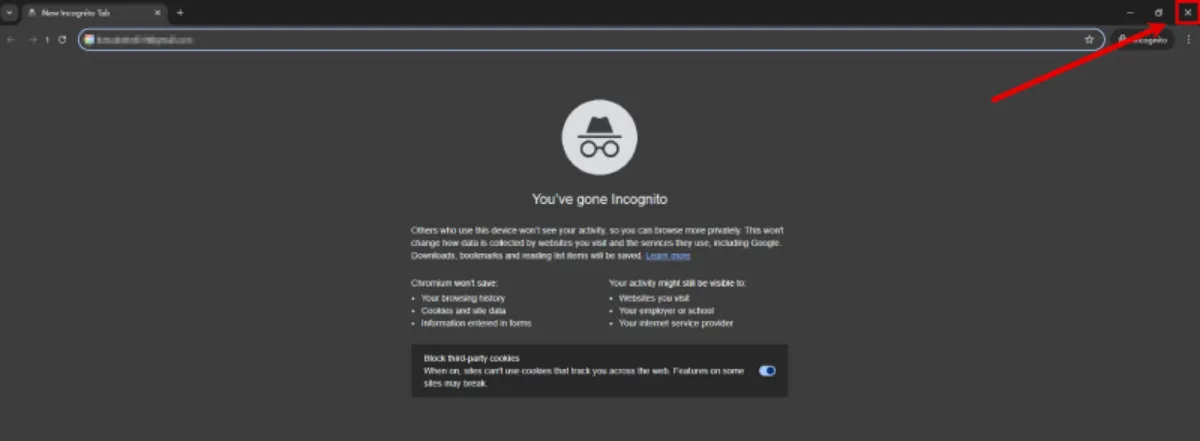 turn off google incognito mode.webp