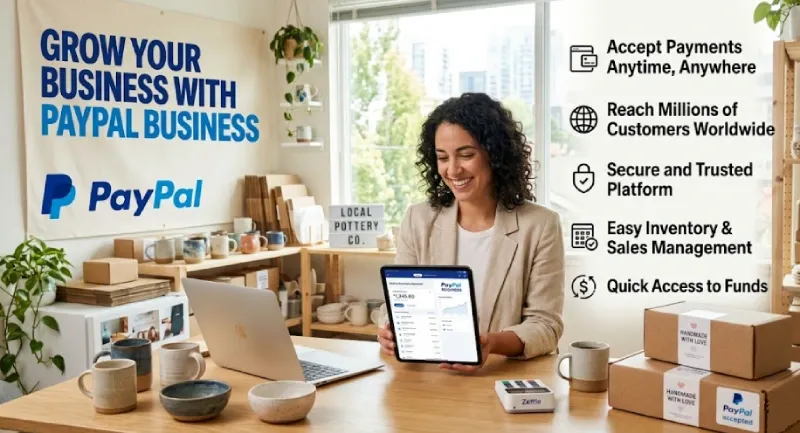 PayPal Business account option for users with multiple PayPal accounts