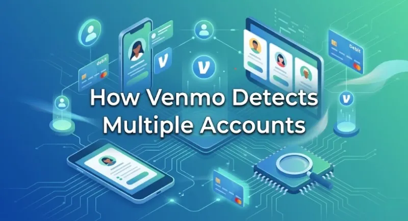 Diagram of how Venmo detects multiple accounts from one user