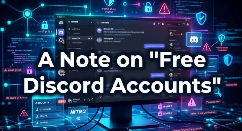 Notice about the limits of free Discord accounts
