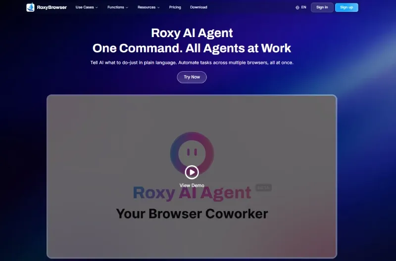 RoxyBrowser AI-driven concurrency control