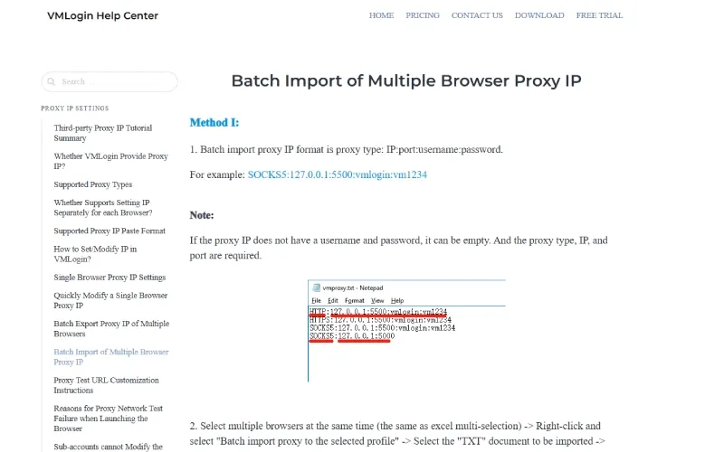 VMLogin batch import guide
