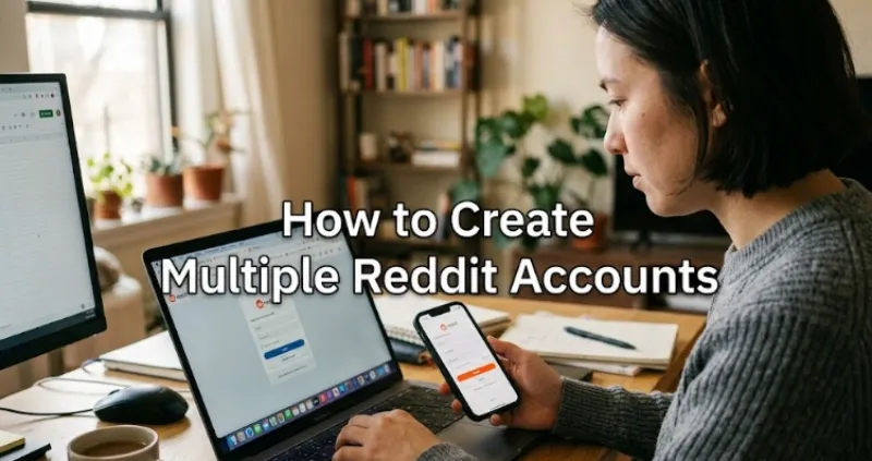 how to create multiple Reddit accounts