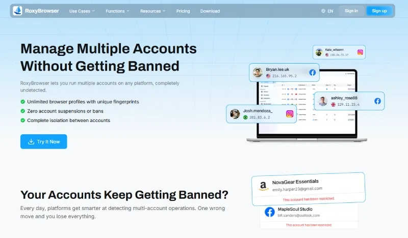 managing multiple Reddit accounts simultaneously