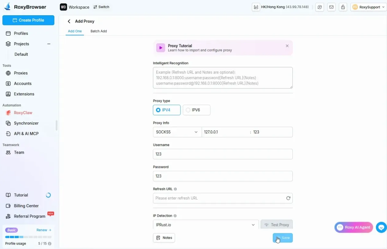 change-tiktok-location-roxy-proxy-configuration